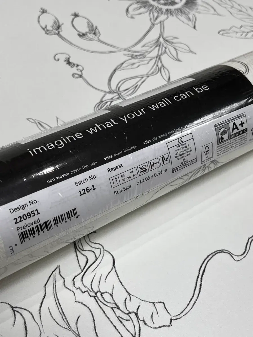 Обои ecodeco BN 220951 Preloved Нидерланды