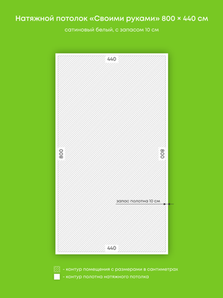 Натяжные потолки 35.2 м2, 8.7 м2, 11.8 м2