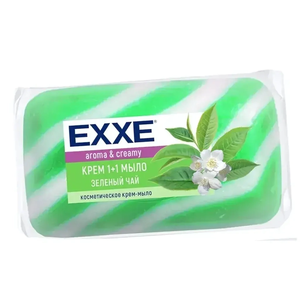 Крем-мыло тулаетное 80г EXXE 1+1 Зеленый чай