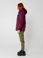 Анорак женский зимний Город Горький бордовый