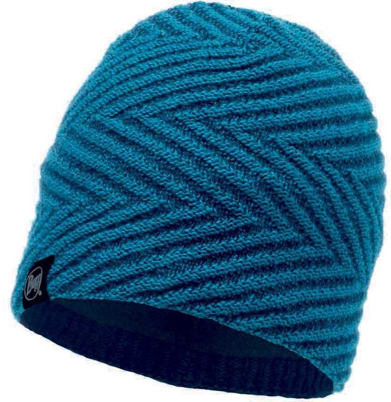 Шапка вязаная с флисом Buff Hat Knitted Polar Silja Deep Teal Фото 1