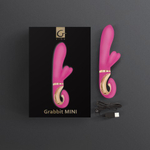 Gvibe Grabbit Mini - Уменьшенный вибратор для клитора и точки G с тремя моторами, 19х3.5 см