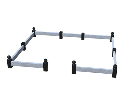 Ограда №14 Black (Карелия) + Мансуровский