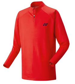 Мужская теннисная футболка теннисная Yonex Longsleeves - красный