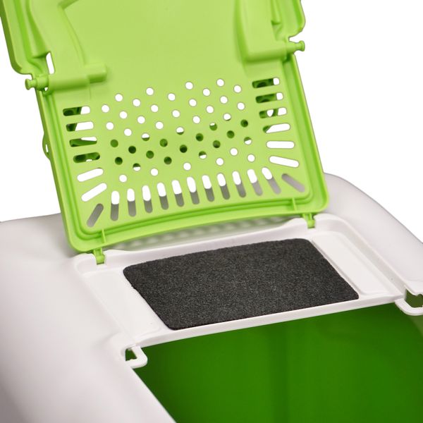 Био-туалет MPS NETTA 54х39х40h см с совком, салатовый