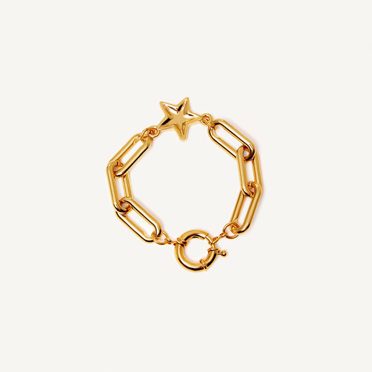 Браслет Gold Chain Bracelet Whith Star Charm