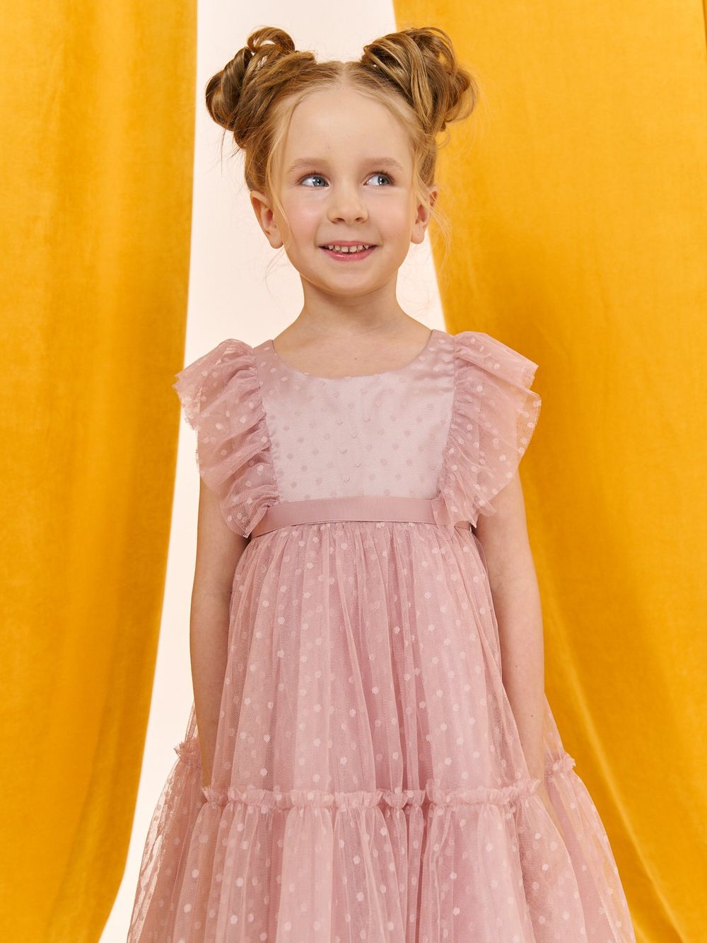 Платье фатиновое "Пудра"