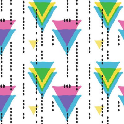 Каллы яркие стилизованные на белом