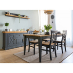 стул «Форест» серый 7012/бейц-масло