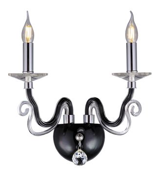B8216/2W BK+CH (1) Бра Veneto Luce