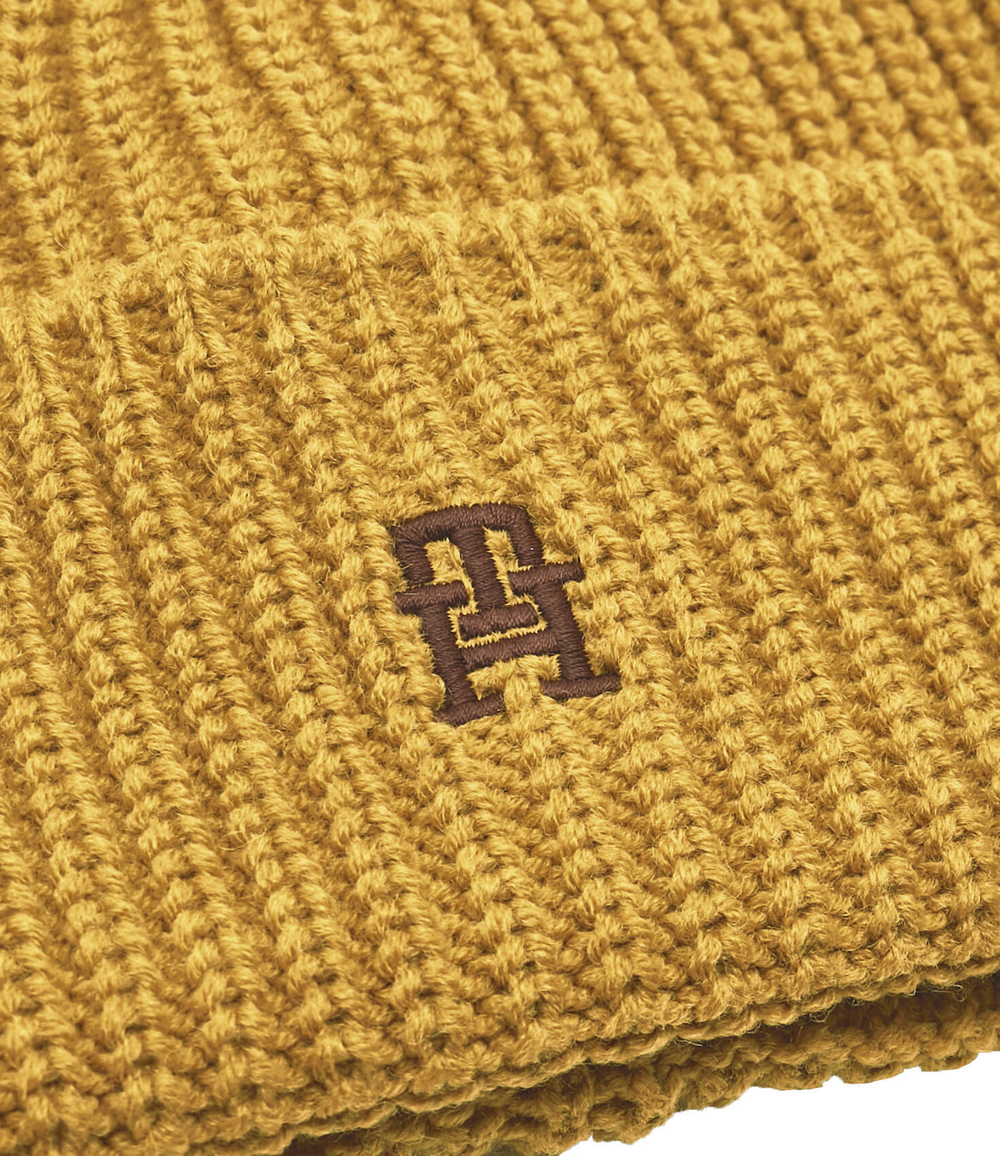 шапка monogram Tommy Hilfiger - горчичный(AW0AW14286)
