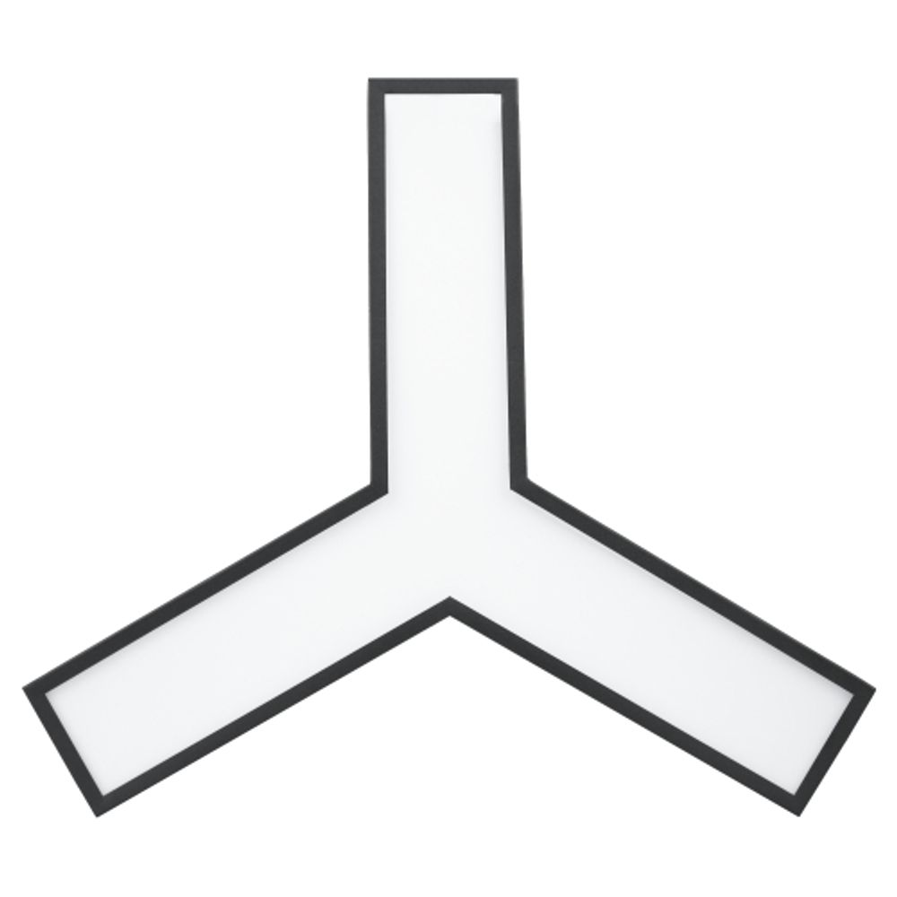 Светильник LED ЭРА Geometria SPO-141-B-40K-028 Igrek 28Вт 4000K 1900Лм IP40 600*80 черный подвесной драйвер внутри