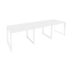 Onix Стол переговорный O.MO-PRG-3.1 Белый Бриллиант/Металл Белый 2940*980*750