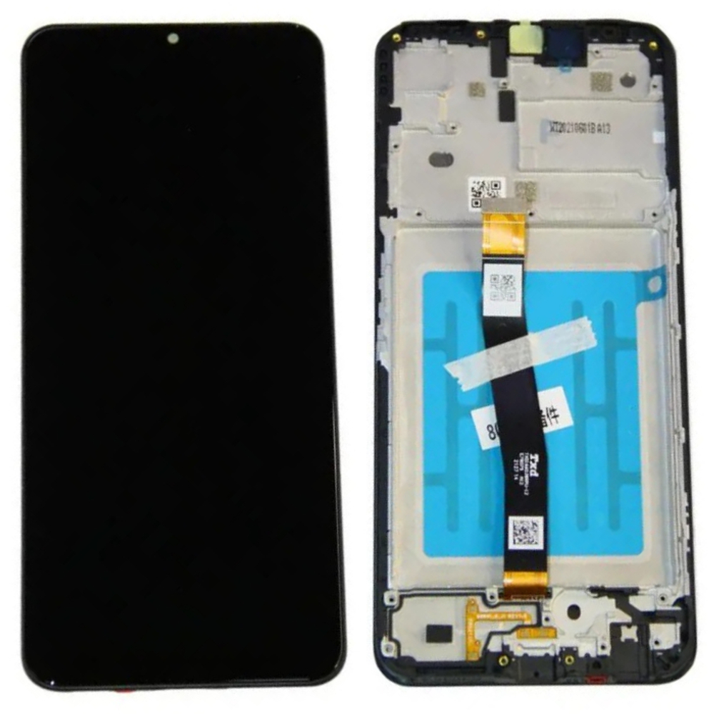 Дисплей для Samsung Galaxy A22s 5G (A226B) с рамкой Черный - OR X-Lux