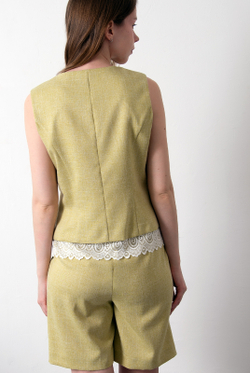 Жилет женский 4763А, Фисташка #478Фис064763А