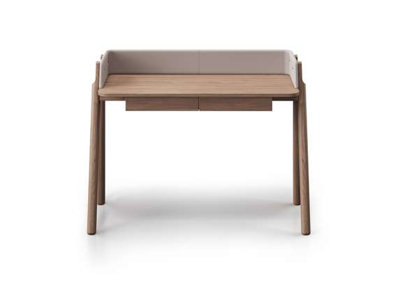 Консоль Basic 120*45 см (натуральный дуб, бежевый экокожа)