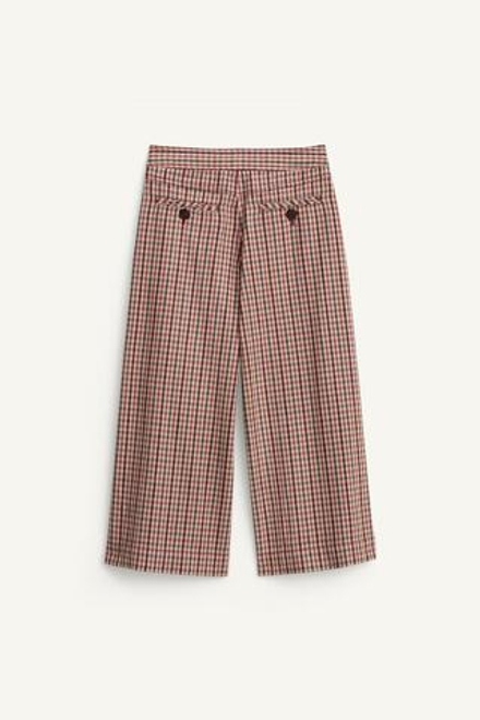 ZARA БРЮКИ В КЛЕТКУ, ПАСТЕЛЬНО-РОЗОВЫЙ