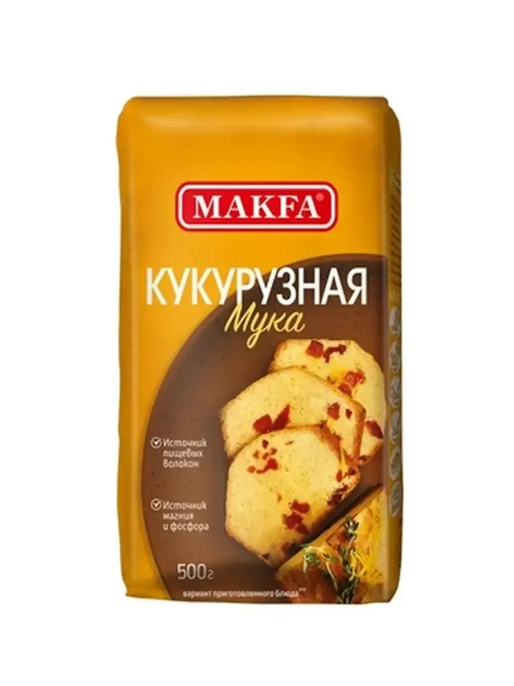 Мука кукурузная Макфа, 500г