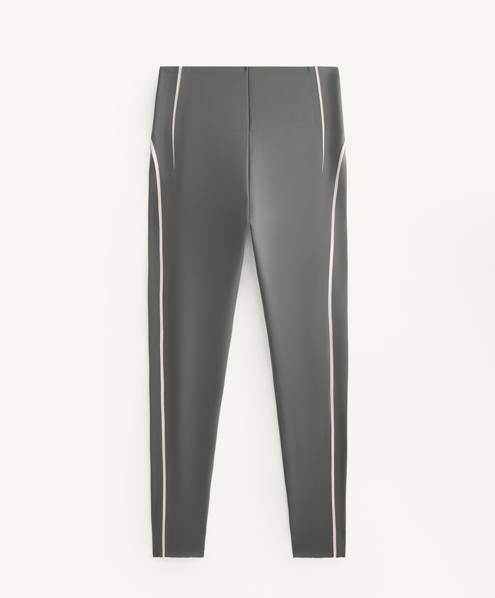 OYSHO Легинсы Compressive длиной до щиколотки с высокой посадкой, стальной серый