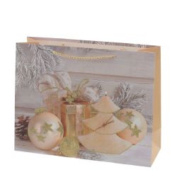 GAEM Пакет подарочный (бумага 210г/м2, блок микс 12шт), L24 W10 H18 см, 4в.