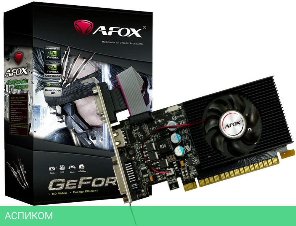 Видеокарта AFOX GeForce GT220 1GB GDDR3 (AF220-1024D3L2)