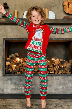 Детская пижама с брюками Juno AW20BJ609 Happy New Year