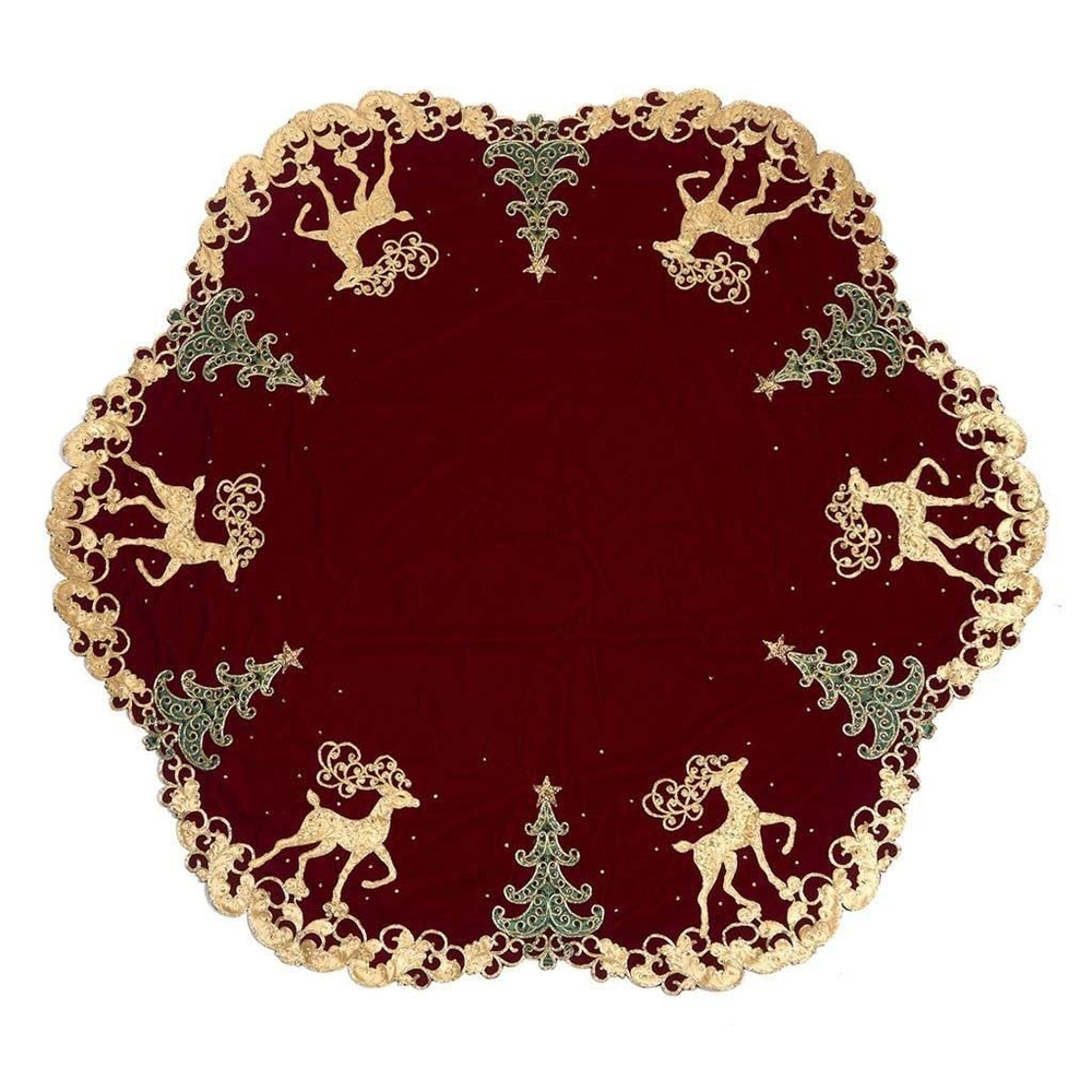 Скатерть Ёлки и олени [Арт. KC 30-830127]