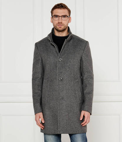 Шерстяное пальто Maron Joop! - серый(30045133)