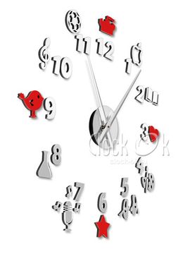 Настенные 3D часы "Волшебный замок"