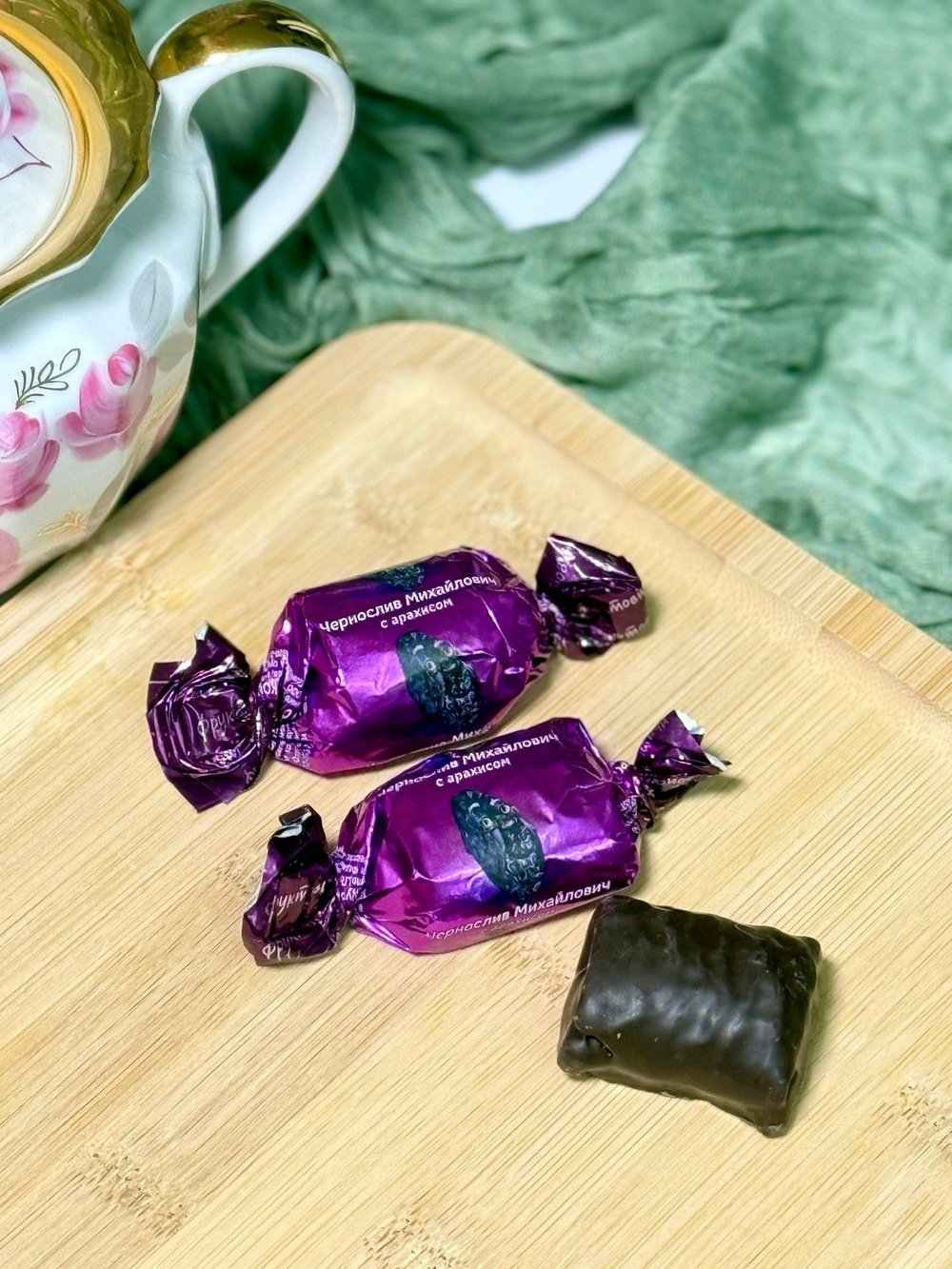 Конфеты глазированные Ассорти к чаю 500гр.