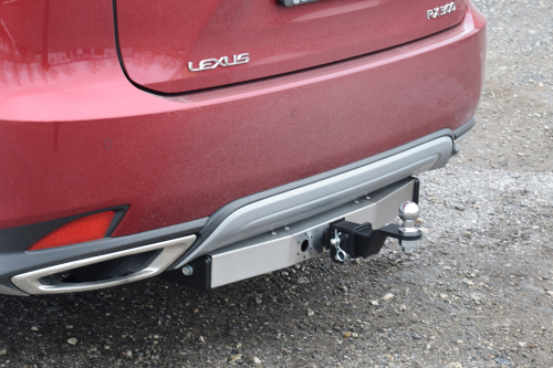 Фаркоп с унив. электрикой Smart, съемный квадрат, с НЕРЖ накладкой LEXUS RX (кроме F-Sport) 2019- (паспорт и сертификат) ПТ ГРУПП.LRX-19-991124.00