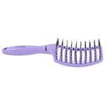 Расческа для волос скелетная, 24,5х7 см, продувная, фиолетовая/черная, MONTE VITA (МОНТЕ ВИТА), 457421