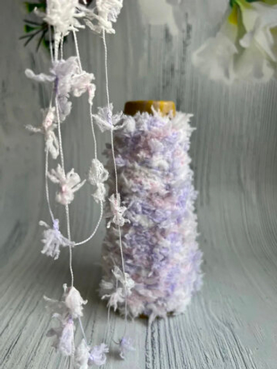 Пряжа Единорог UNICORN мультиколор с шишибриками 50 g