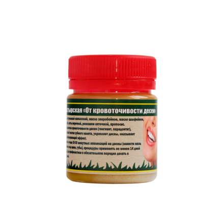 Мазь Монастырская "От кровоточивости десен". Пластик 40 мл.