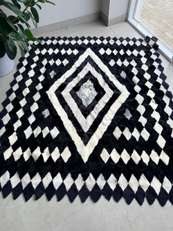 Покрывало меховое ковер из шкуры овчины