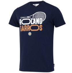 Мужская теннисная футболка Roland Garros 2026 Graphic - marine