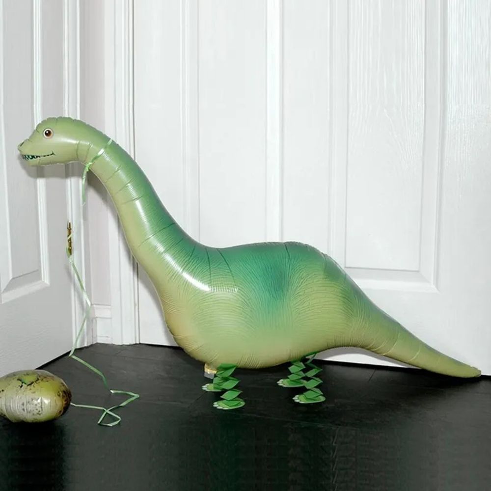 Шар (47"/119 см) Ходячая Фигура, Динозавр с яйцом 1 шт.