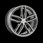 Диск колесный BBS SX 8.5x19 5x112 ET46 CB82.0 platinum silver/diamond cut