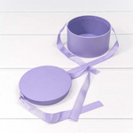 Коробка 11х6 см с лентами (Сиреневый)