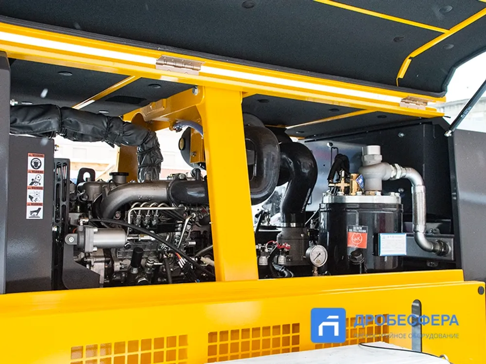 Передвижной компрессор ET SD-185T-7 на шасси