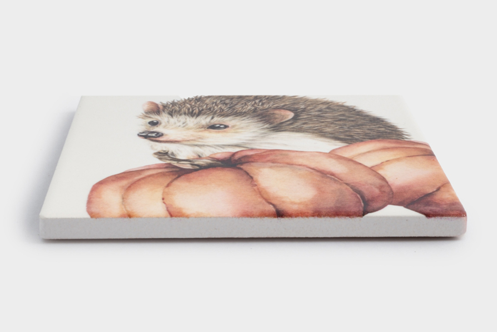 Подставка под кружку 11см Anna Lafarg Autumn forest Еж