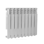 Радиатор алюминиевый Delta Plus 500 10 секций Qну=1340 Вт RAL 9016 (белый) Ogint