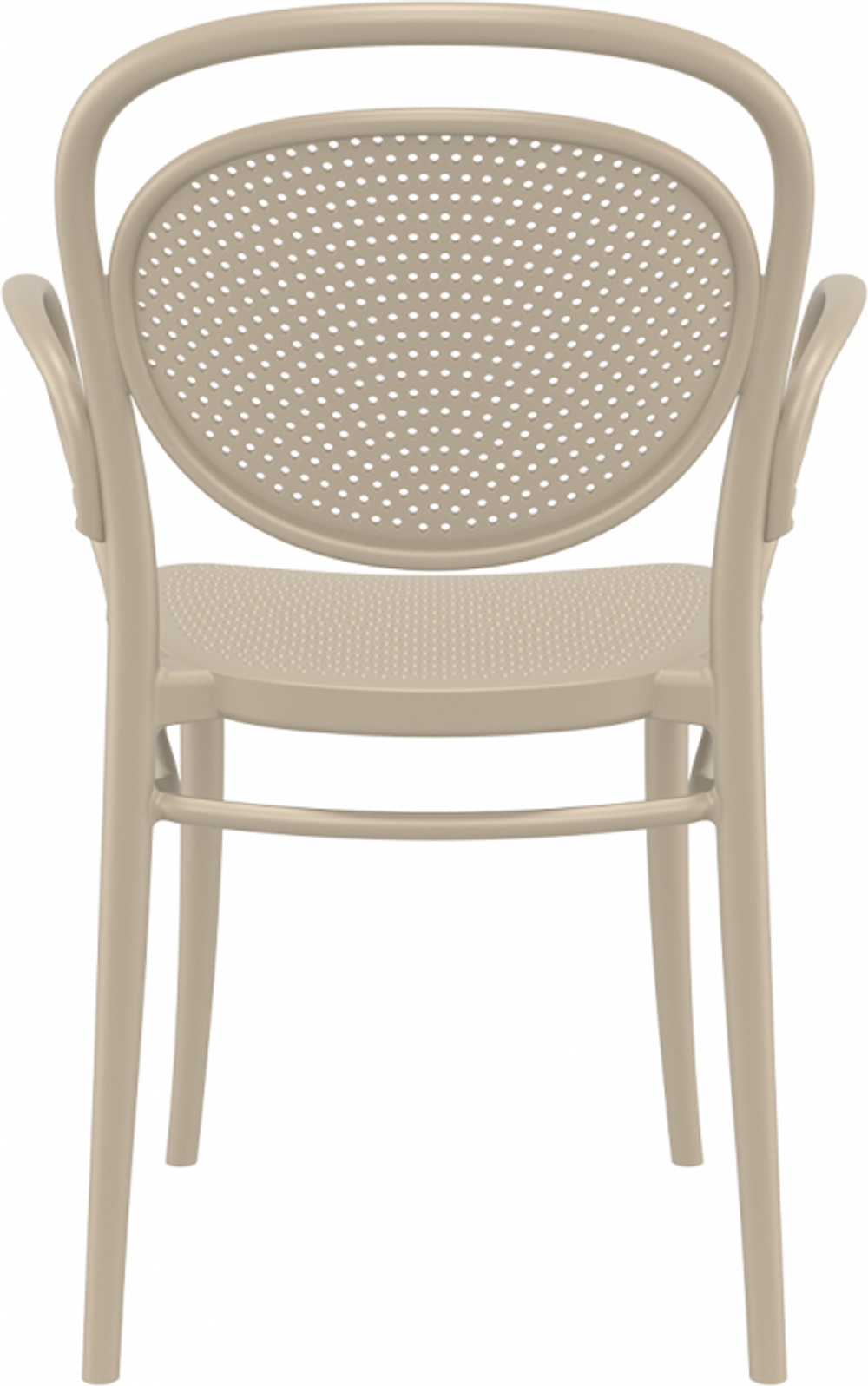 Кресло пластиковое Siesta Contract Marcel XL, бежевый