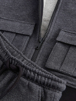 Бомбер и брюки в комплекте для мальчика Next N96-311, Темно-серый