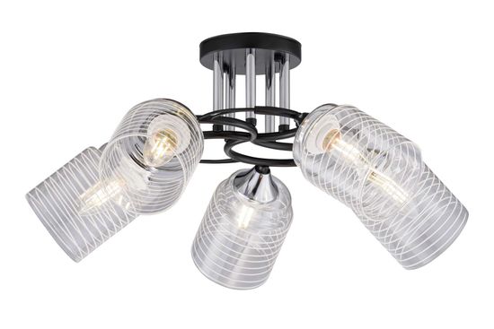 2246/5 BK+CH (1) Люстра (RL)