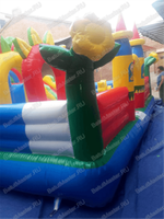 Коммерческий надувной батут "Радужный город" 10*6*3 м