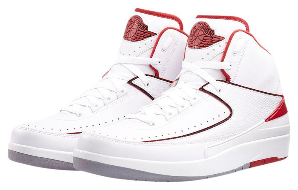 Jordan Air Jordan 2 Retro White Red 2014 Hyper Sneakers