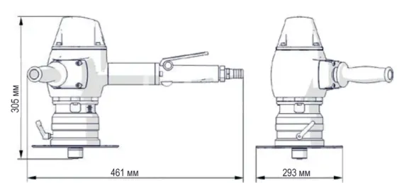 Ручной пневматический фаскосниматель (кромкорез) Promotech BM-18A