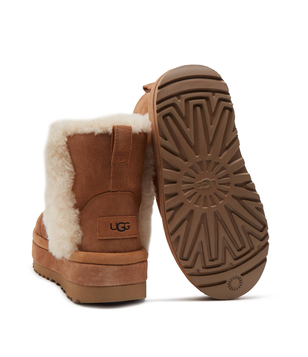 Кожаные угли classic chillapeak UGG - коричневый(1144046)