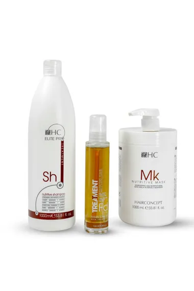 Набор «Питание и шелк» (шампунь+ маска+ флюид)